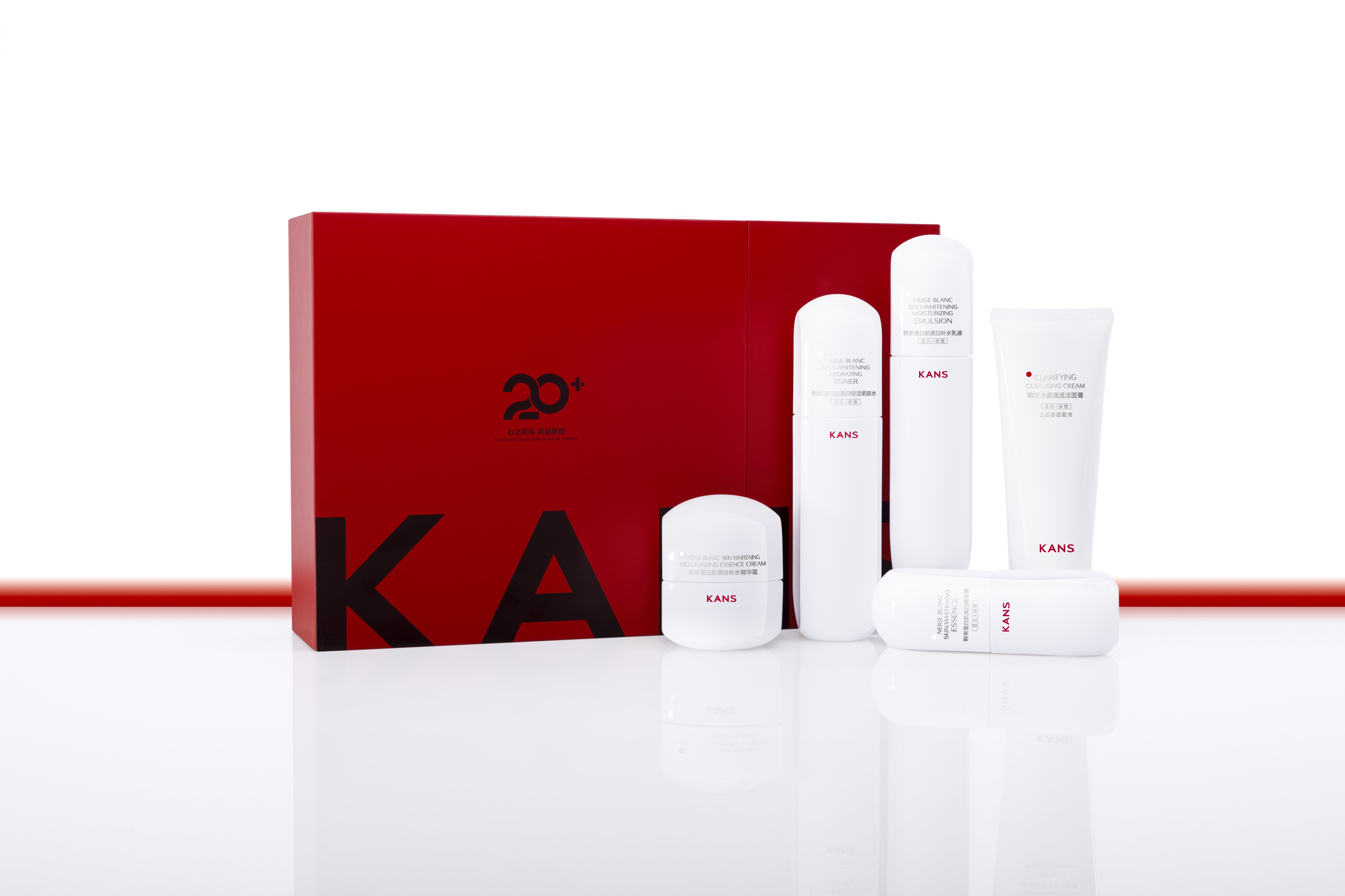 KANS NEIGE BLANC SKIN-WHITENING BRIGHTEN TENDER SET