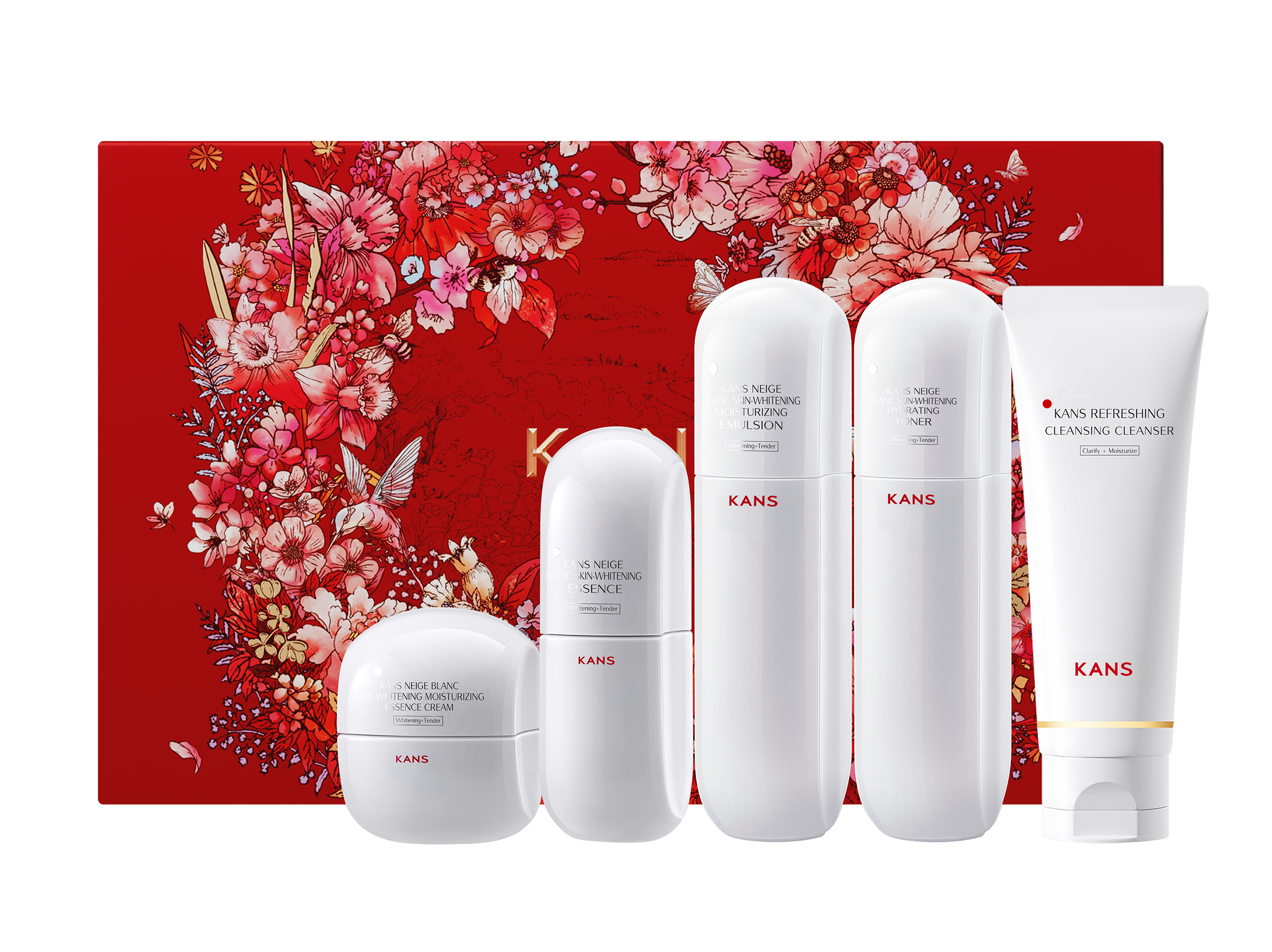 KANS NEIGE BLANC SKIN-WHITENING BRIGHTEN TENDER SET