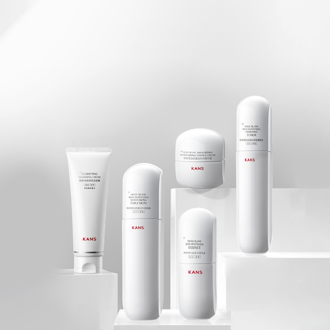 KANS NEIGE BLANC SKIN-WHITENING BRIGHTEN TENDER SET